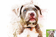 Pet Portrait Watercolor Art Generato, an Action Add-On by Studio Retouch (Thumbnail 2 of 12)