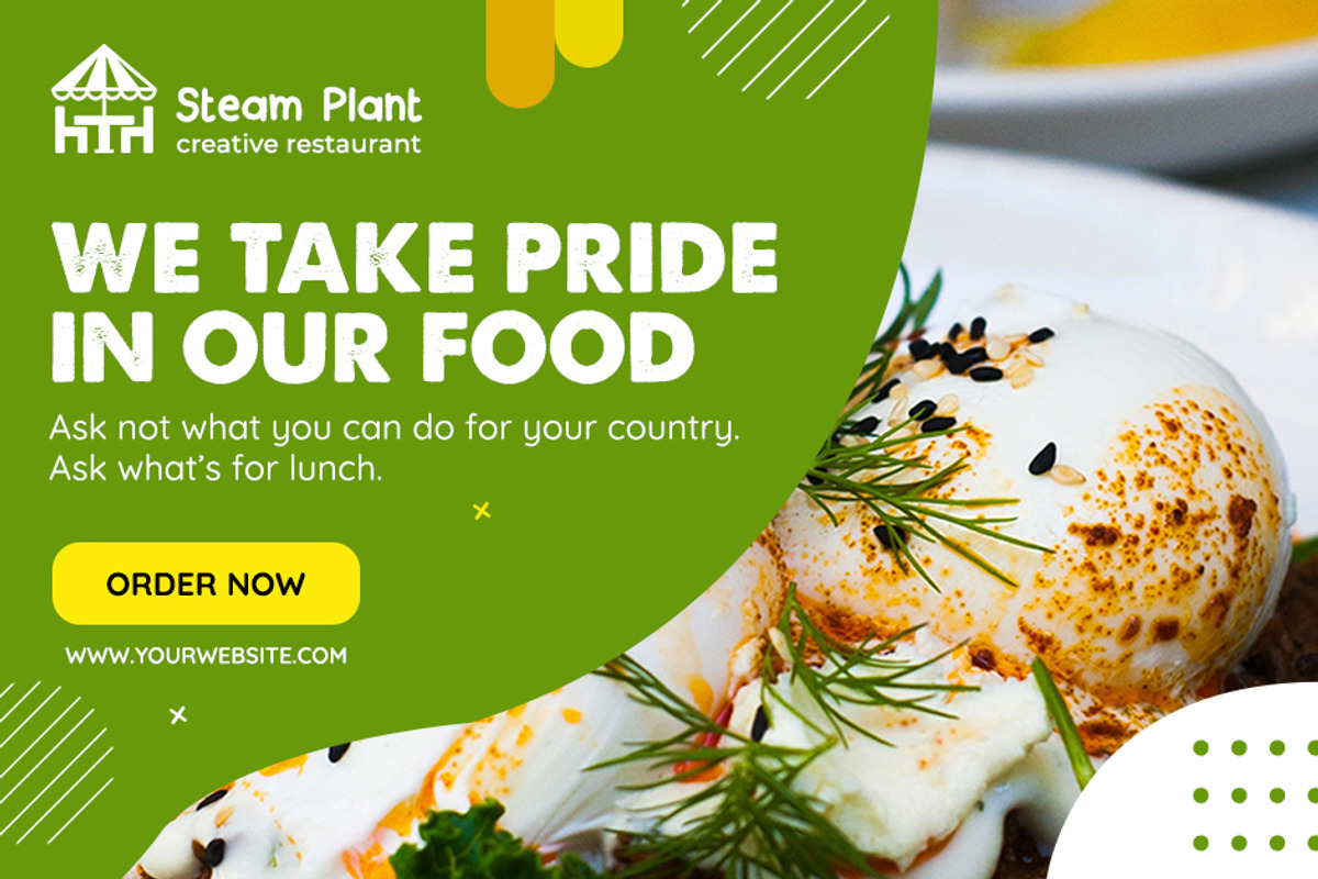 Restaurant Facebook Ad Banners, a Social Media Template by 3djagan (Photo 2 of 9)