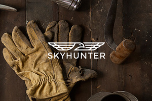 Skyhunter Logo Template, a Branding & Logo Template by pne-design