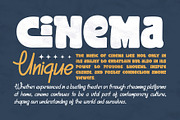 Cinema Unique a Handwritten Font Duo, a Handwritten Font by Rasiorise Studio (Thumbnail 6 of 11)