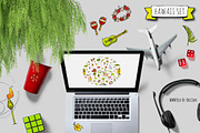 56 HAWAII hand drawn elements!, an Outline Icon by Natasha-Pankina.com (Thumbnail 4 of 5)