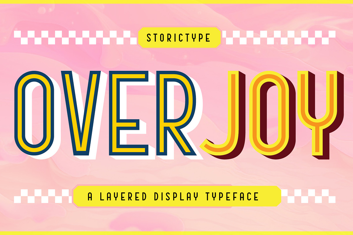 OVERJOY, a Font by StoricType (Photo 1 of 11)