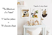 Kids Playful Seamless Patterns, a Pattern Graphic by Oksana Dovhopol Art (Thumbnail 13 of 14)