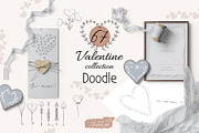 Valentine's Doodle, a Decorative Illustration by JuDesign (Thumbnail 1 of 11)