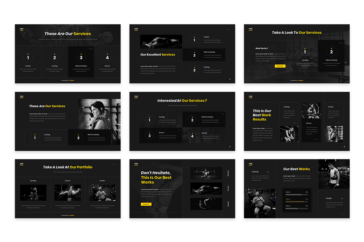 Fitment - Fitness Powerpoint, a Presentation Template by Design Persona (Photo 3 of 5)