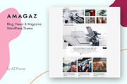 News and Magazine WordPress Theme, a WordPress Template by AZ-Theme (Thumbnail 2 of 5)