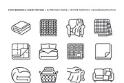 42 Vector Cozy Autumn Outline Icons, an Outline Icon by adenpinkstore (Thumbnail 1 of 16)