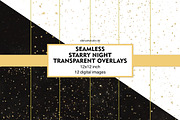 Star Night Seamless Overlay Pattern, a Pattern Graphic by DiBrush Studio (Thumbnail 1 of 8)