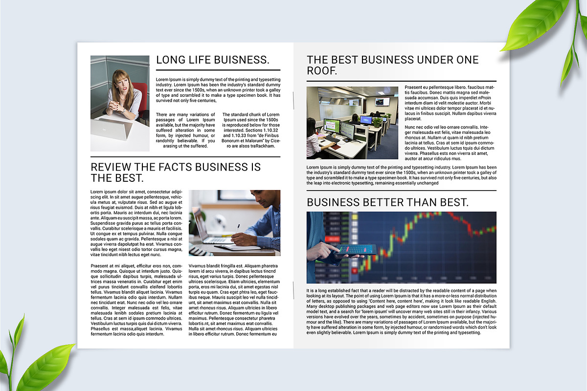 Newsletter Design, a Brochure Template by ROJI CREATOR (Photo 3 of 7)