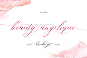 Beauty Angelique Script, a Script Font by Thirtypath Studio (Thumbnail 1 of 7)