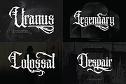 Blackletter Tattoo Font Bundle, a Blackletter Font by Flawless And Co (Thumbnail 3 of 10)