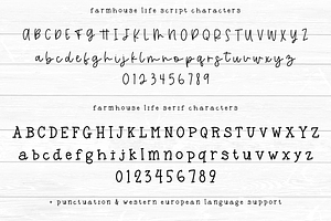 Farmhouse Life Font Duo