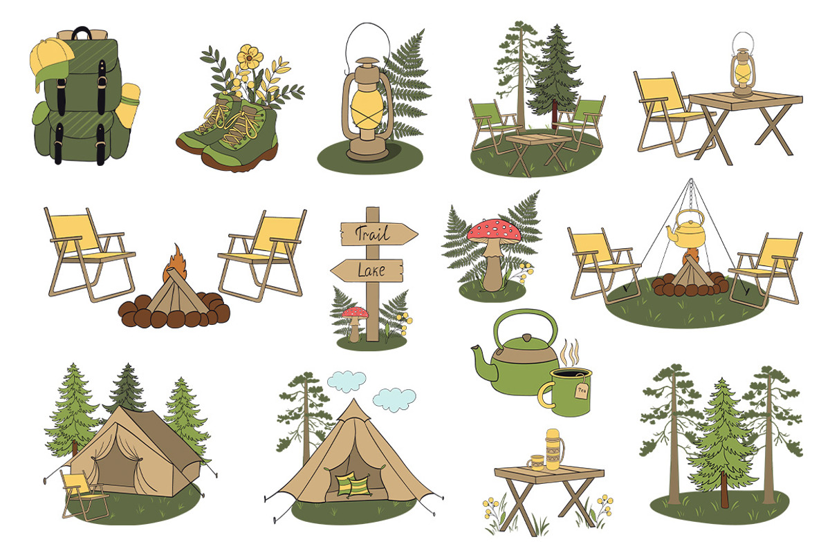 4 in 1 Bundle 360+ Outdoor Designs, a Seasonal Illustration by Mari_Caliart (Photo 5 of 28)