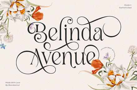 Belinda Avenue || Stylish Classic Se, a Serif Font by BrandSemut