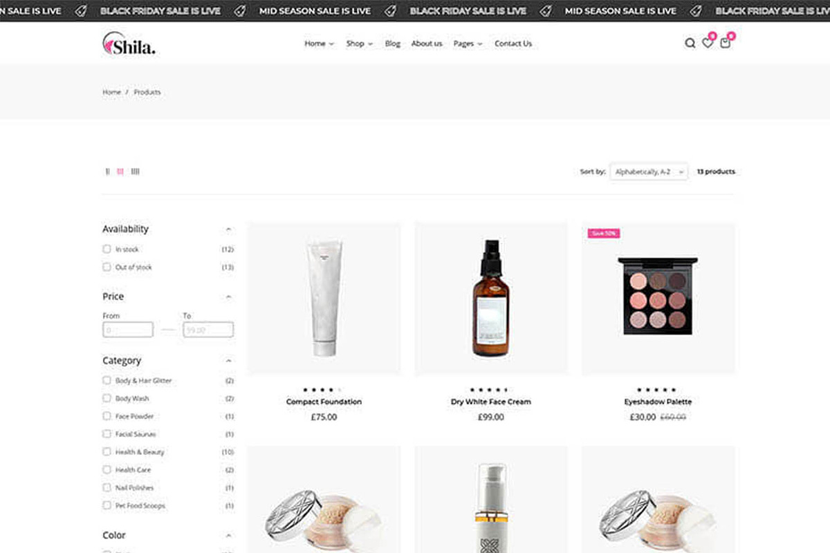 Shila - Cosmetics Shopify Theme, a Shopify Template by Team90Degree (Photo 9 of 14)