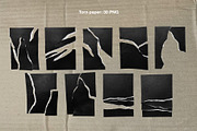 Torn Paper Bundle 85 PNG, PSD, an Object Graphic by Marie T (Thumbnail 5 of 13)
