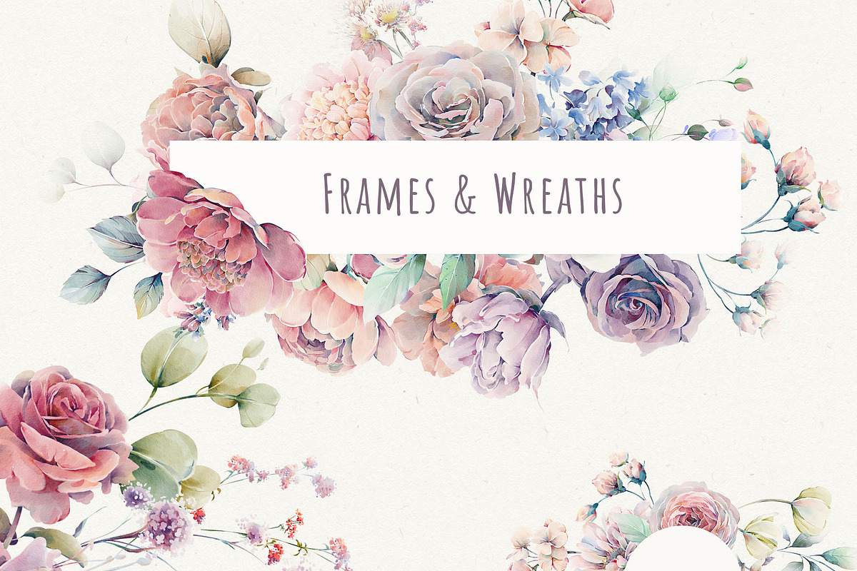 Watercolor Pastel Flowers, a Decorative Illustration by Damian Roh (Photo 8 of 17)