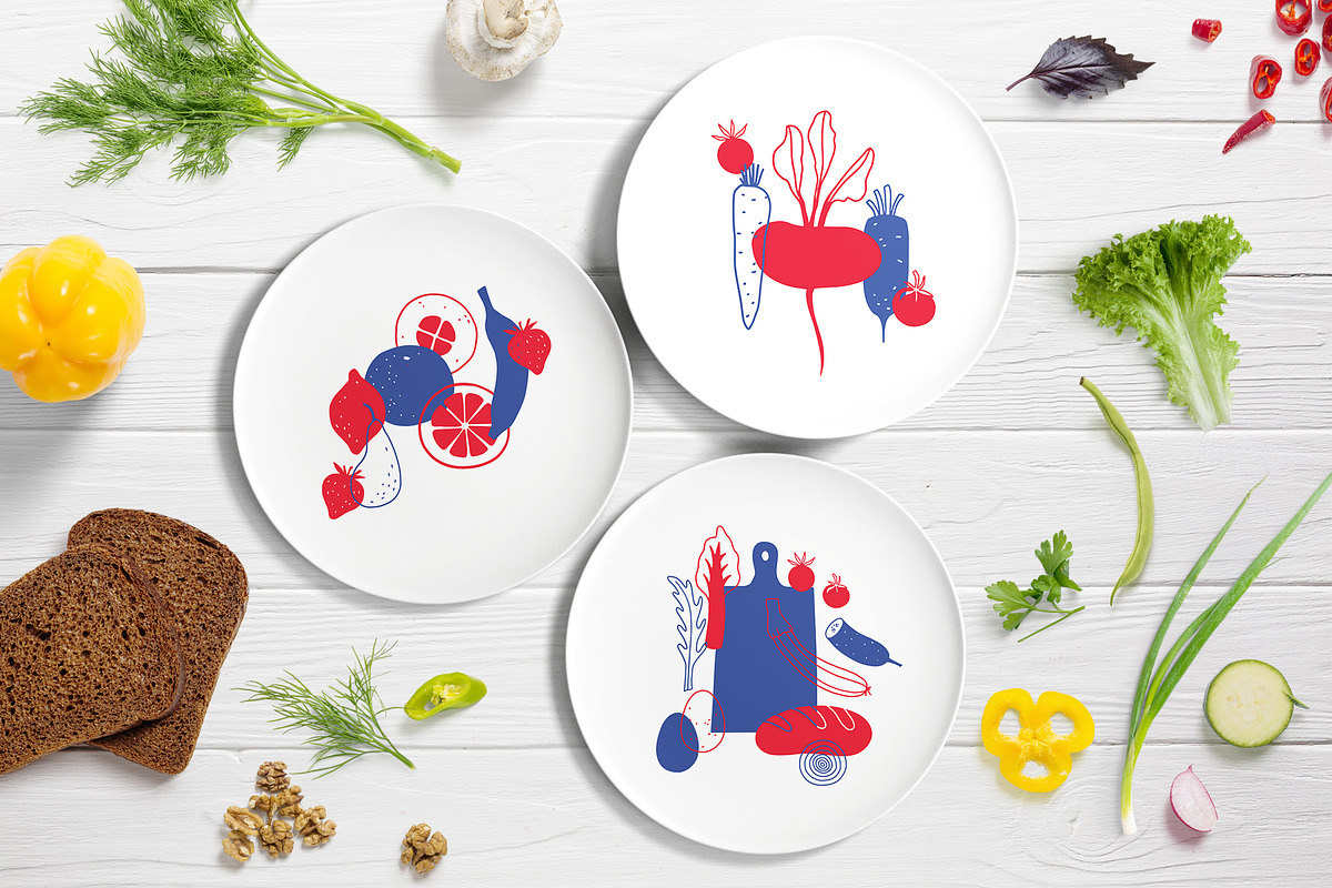 K I T C H E N graphic collection, a Decorative Illustration by Katerina Osa (Photo 6 of 10)