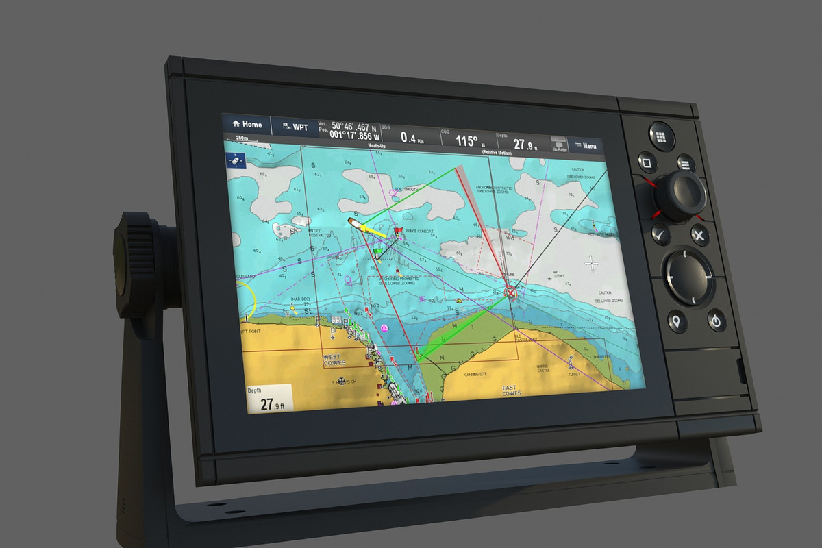 Marine GPS system 3d - Simrad type, an Object 3D Model by RoHo Productions (Photo 7 of 18)
