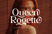 Queen Rogette - A Stylish Serif, a Serif Font by Aqeel_Art (Thumbnail 1 of 8)