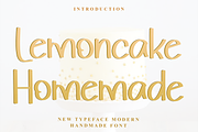 Lemoncake Homemade, a Script Font by FreshTypeINK (Thumbnail 1 of 8)