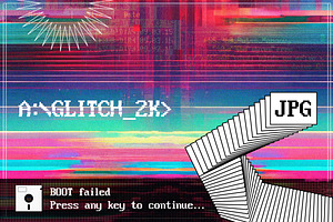 GLITCH_2K Glitch Backgrounds, Extras