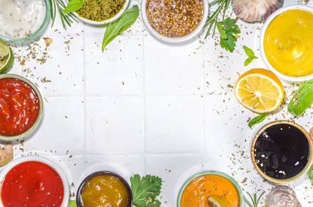 Set of various classic sauces, a Food & Drink Photo by Rimma