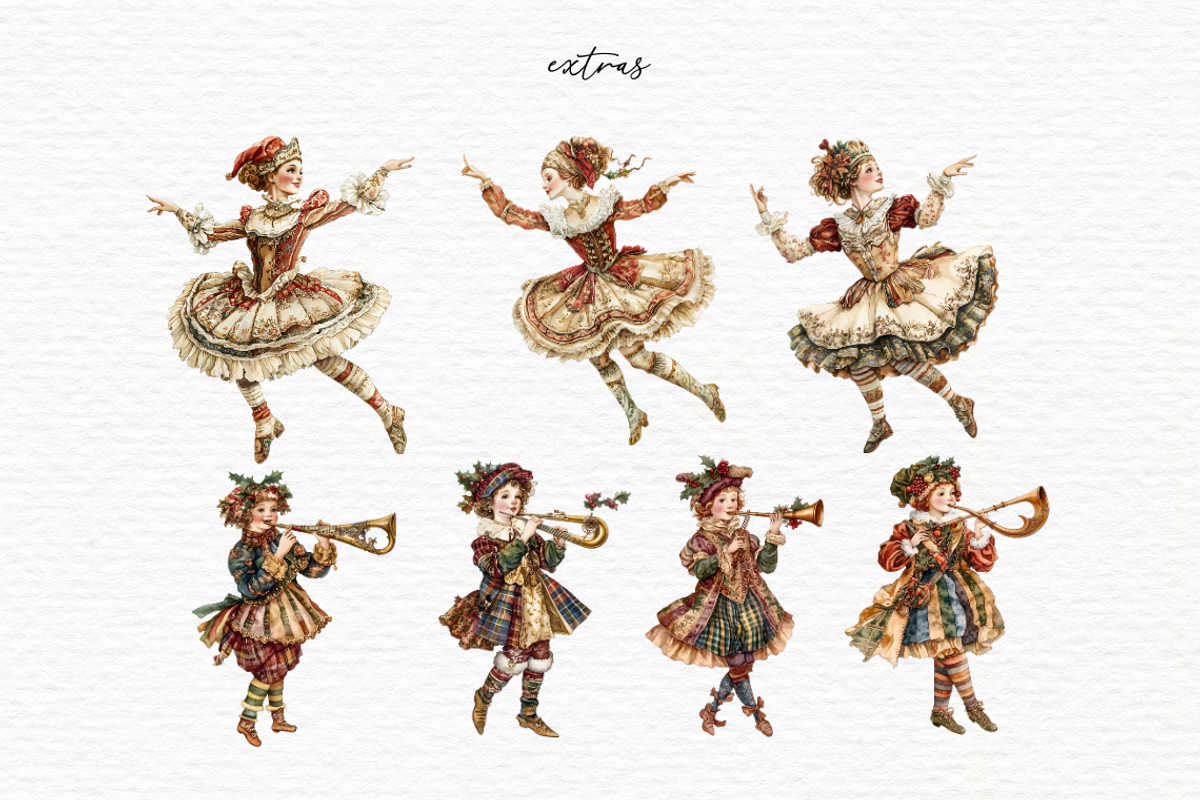 12 days of Christmas clipart, a Seasonal Illustration by Invite to Clipart (Photo 8 of 10)
