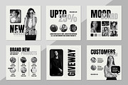 Fashion Social Media Post Layout, a Social Media Template by ContestDesign (Thumbnail 1 of 4)