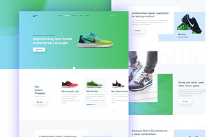 E- Commerce Landing Page