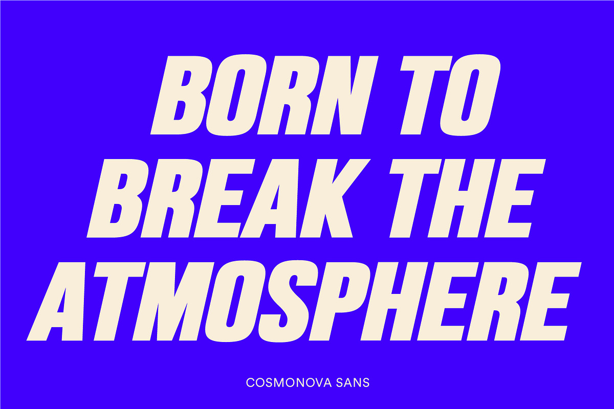 Cosmonova - Bold Display Font, a Font by Simplify Creative (Photo 7 of 12)