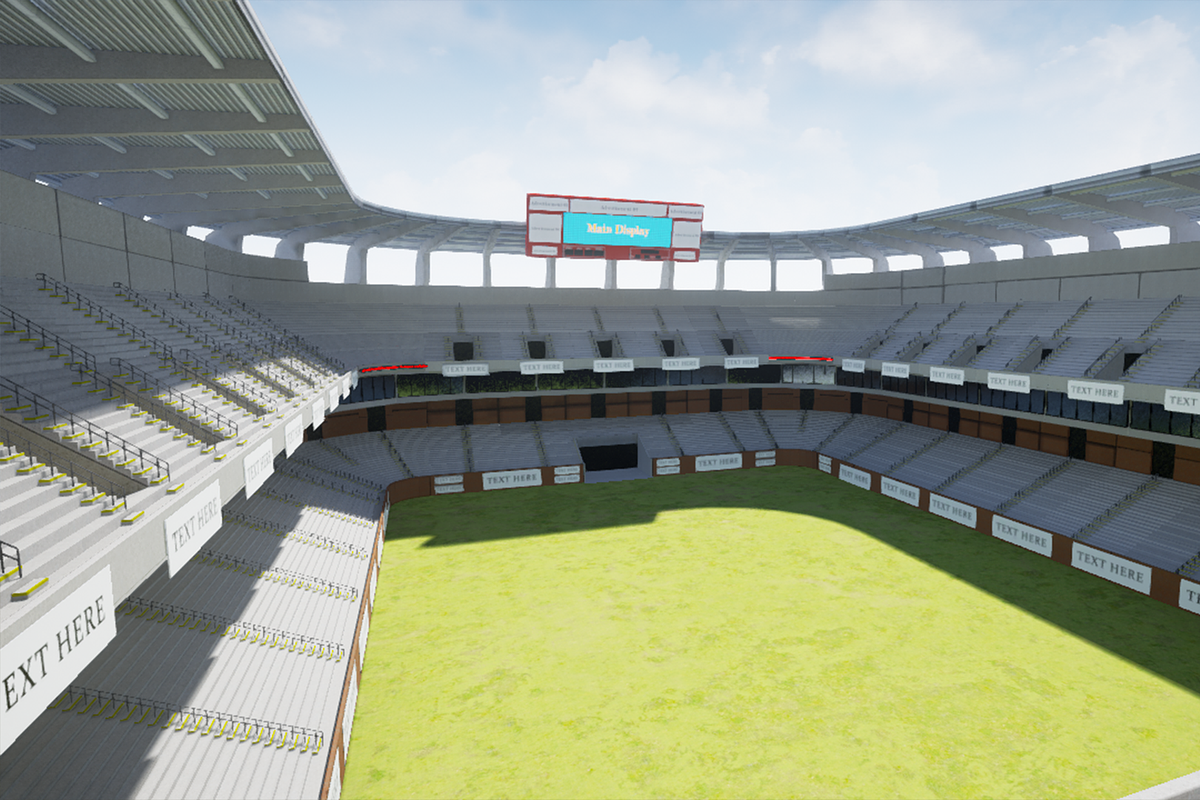 Modular Stadium Kit For Game Engines, an Architecture 3D Model by ...