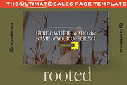 Rooted Squarespace Sales Template, a Squarespace Template by The Humanista Co. (Thumbnail 2 of 3)