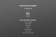 Sam Resume Template, a Resume Template by Nina Shaw (Thumbnail 10 of 11)