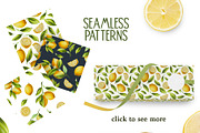 Lemons hand drawn clip art, a Food Illustration by Navenzeles (Thumbnail 7 of 8)