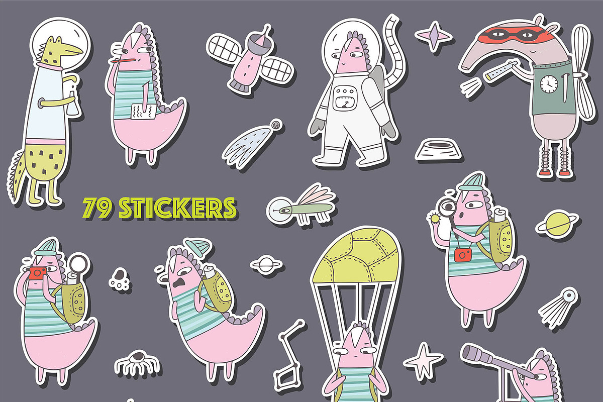 Space Explorer, a Graphic by Oksana Stepova (Photo 14 of 16)