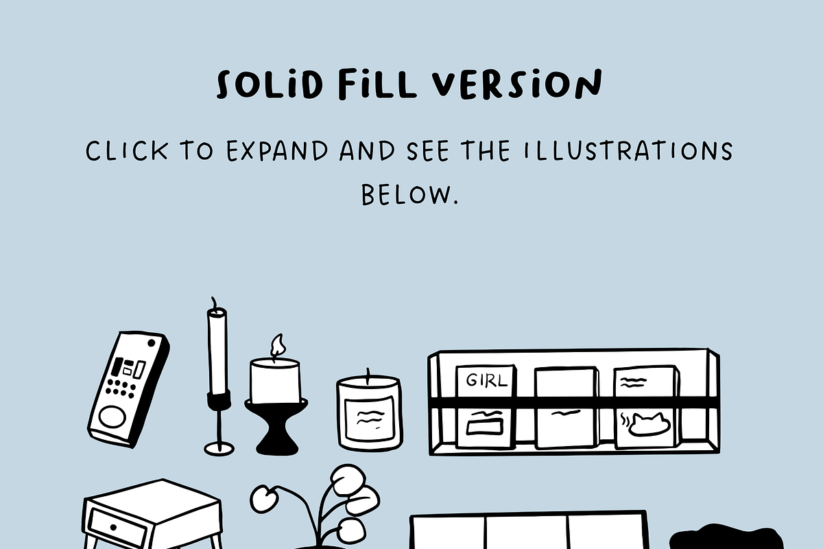 Home Object Illustration Collection, an Object Illustration by The Journey Atelier (Photo 4 of 5)