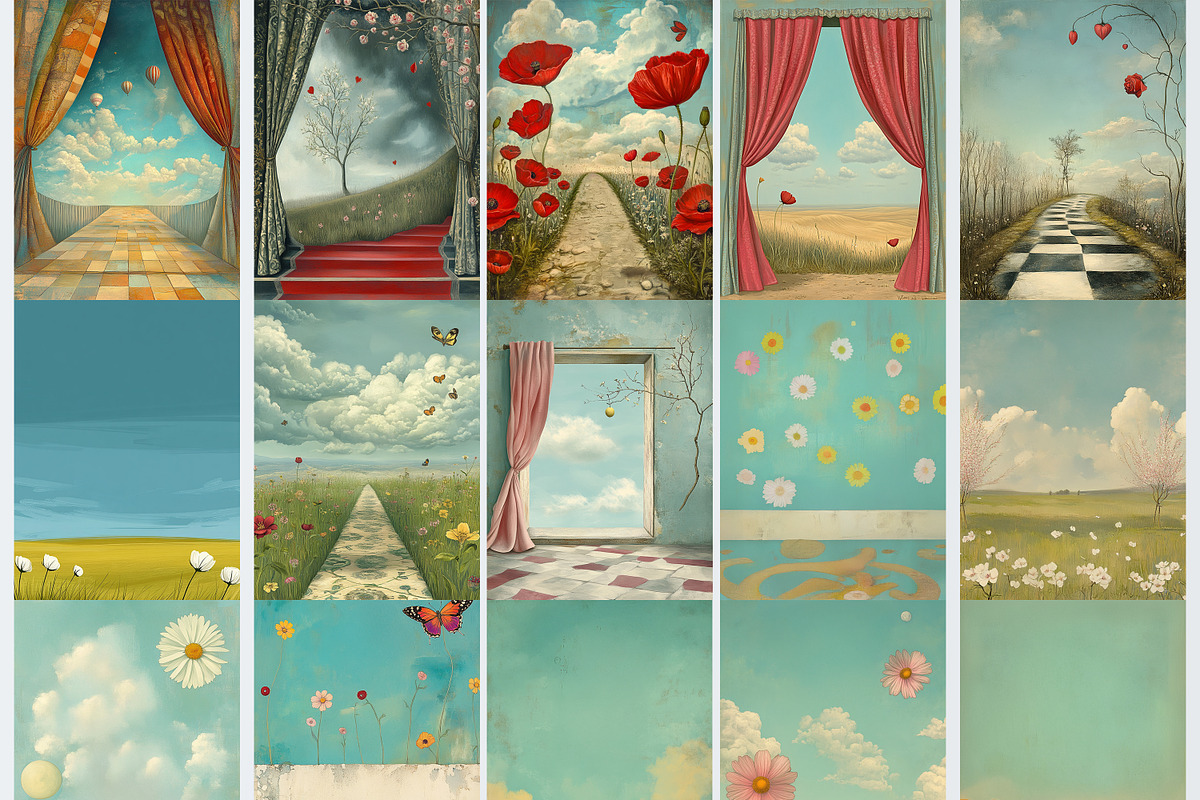 Whimsy Spring People Clipart Bundle, a Person Illustration by Fusion Dream (Photo 5 of 10)