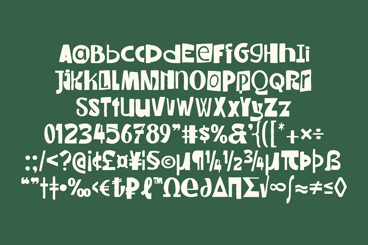 ST Wooble Ransom – Experimental Font, a Sans Serif Font by Type it Easy (Photo 2 of 11)