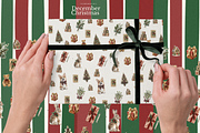December Christmas Watercolor PNG, a Decorative Illustration by digital.incubator.yum (Thumbnail 5 of 6)