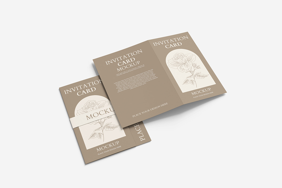 Invitation Card Mockup, a Product Mockup by MrLetters (Photo 5 of 5)
