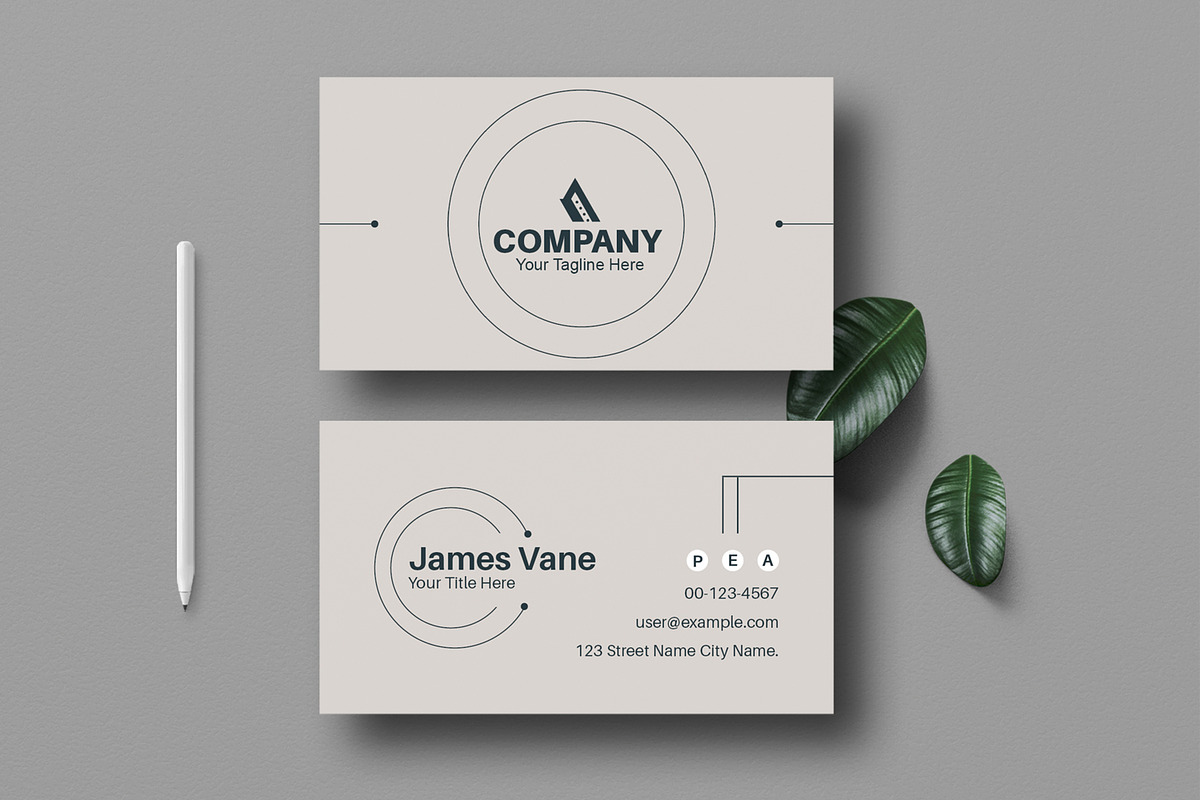 Clean Business Card