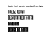 Basalte Fonts Family - 30% OFF!!, a Font by Francis Chouquet (Thumbnail 2 of 9)