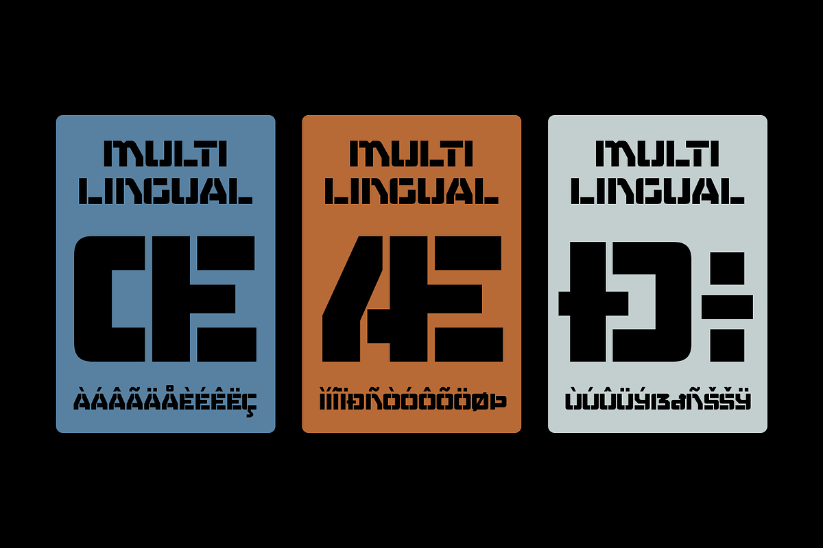Rekvo – Variable Military Stencil, a Sans Serif Font by Drizy (Photo 8 of 11)