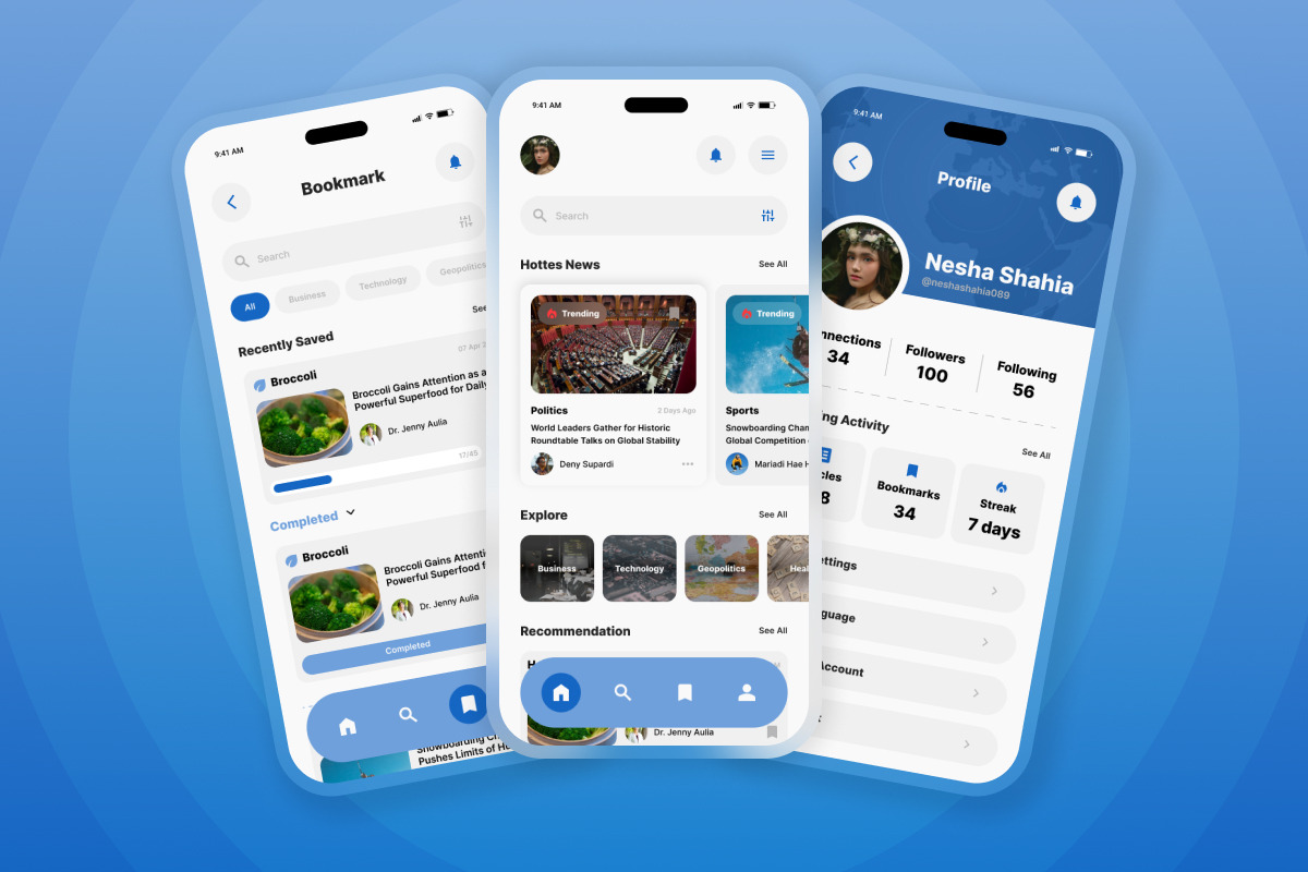 NewsPulse - News & Media Mobile App, an App Template by twinstd (Photo 4 of 5)