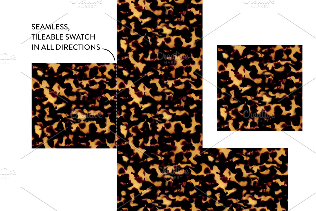 Tortoiseshell Seamless Pattern, a Pattern Graphic by Leysa Flores