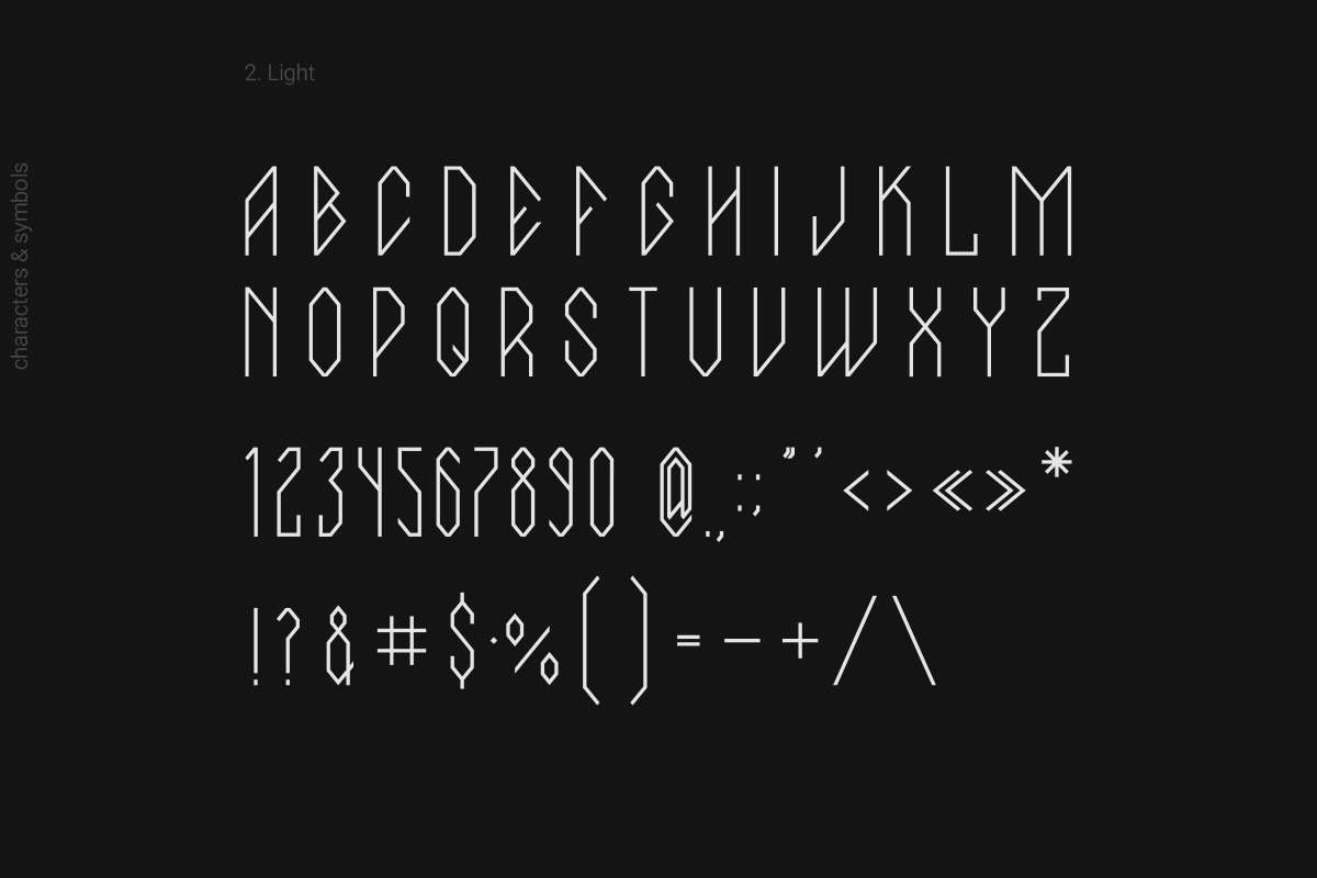DarkSword Font, a Sans Serif Font by Sentavio (Photo 4 of 8)