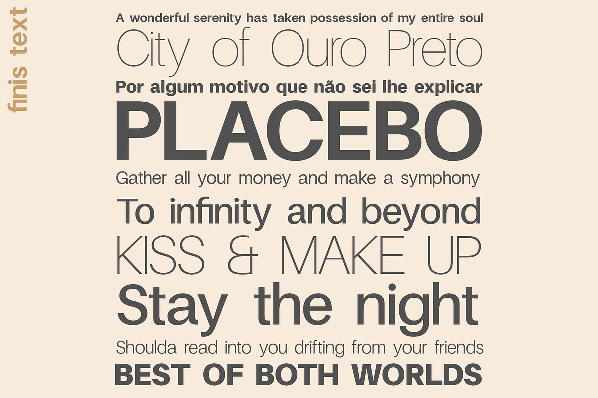 Finis Text [80% OFF], a Sans Serif Font by Alvotype (Photo 2 of 5)