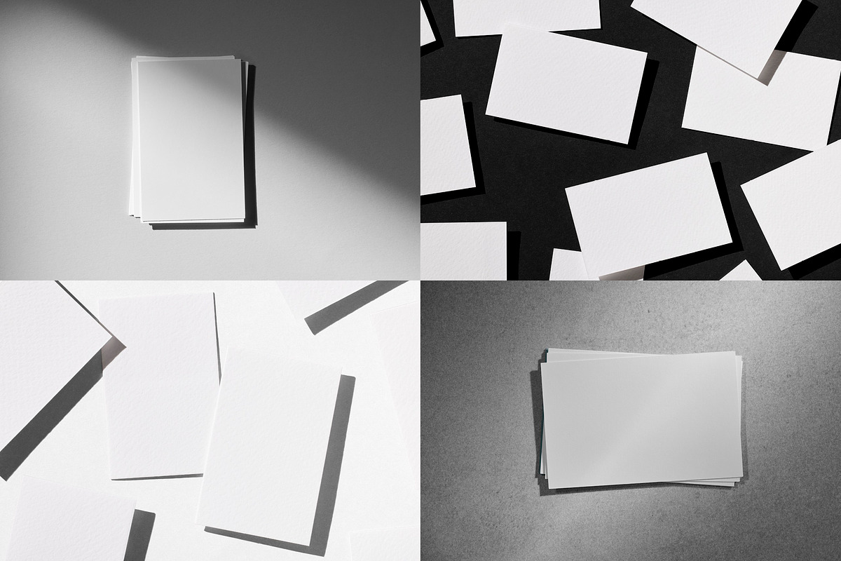 Overhead Business Card Set, a Merchandise Mockup by Moixo studio (Photo 6 of 7)