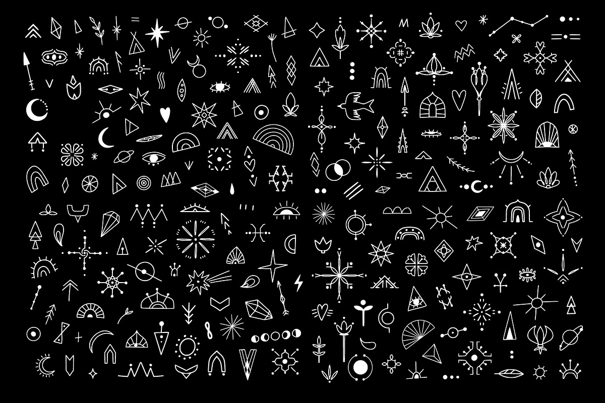 BOHO MINIMALIST vector collection, a Decorative Illustration by Lena Nikolaeva (Photo 5 of 12)